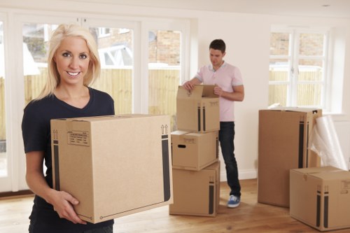 Packing services for local removals in Osidge with labeled boxes