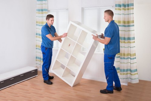 Business items stored safely using mobile self storage in Osidge